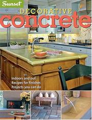 Cover of: Decorative concrete by Jeanne Huber