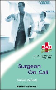 Cover of: Surgeon on Call by Alison Roberts