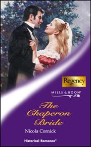 Cover of: The Chaperon Bride (Historical Romance) by Nicola Cornick