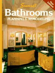 Cover of: Sunset bathrooms, planning & remodeling