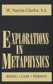 Cover of: Explorations in metaphysics: being--God--person