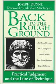 Cover of: Back To Rough Ground: Practical Judgment and the Lure of Technique (REVISIONS)