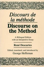 Cover of: Discourse De LA Methode-Discourse on the Method: A Bilingual Edition With an Interpretive Essay