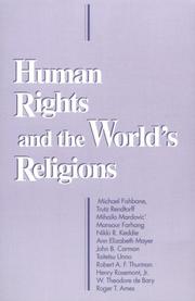 Human Rights and the World's Religions (Boston University Studies in Philosophy and Religion, Vol 9) by Leroy S. Rouner