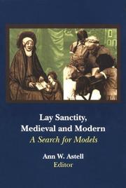 Cover of: Lay Sanctity, Medieval and Modern: A Search for Models