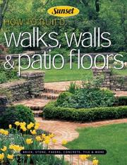 Cover of: How to Build Walks, Walls & Patio Floors | Steve Cory