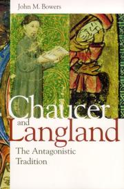 Cover of: Chaucer and Langland: The Antagonistic Tradition