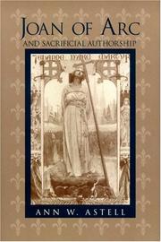 Cover of: Joan of Arc and sacrificial authorship