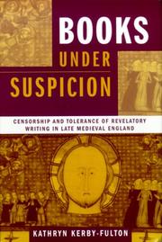 Cover of: Books under Suspicion by Kathryn Kerby-Fulton