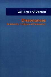 Cover of: Dissonances: Democratic Critiques of Democracy (KELLOGG INST INT'L S)
