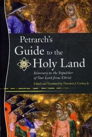 Cover of: Petrarch's Guide to the Holy Land: Itinerary to the Sepulcher of Our Lord Jesus Christ = Itinerarium Ad Sepulchrum Domini Nostri Yehsu Christi