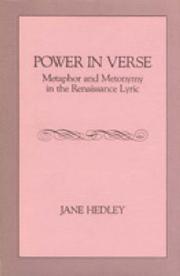 Cover of: Power in verse by Jane Hedley
