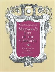 Cover of: Malvasia's Life of the Carracci: commentary and translation