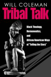 Cover of: Tribal Talk | Will Coleman