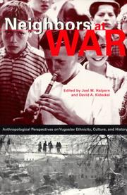 Cover of: Neighbors at War: Anthropological Perspectives on Yugoslav Ethnicity, Culture, and History