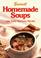 Cover of: Homemade soups