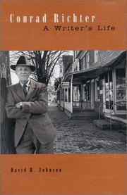 Cover of: Conrad Richter | Johnson, David R.