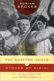 Cover of: The Quattro Cento: And, Stones of Rimini (British Art and Visual Culture Since 1750: New Readings)