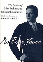 Cover of: As Ever Yours by Elizabeth Lemmon