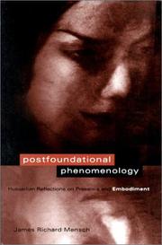 Cover of: Postfoundational Phenomenology by James Richard Mensch, James Richard Mensch