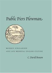 Cover of: Public Piers Plowman: Modern Scholarship and Late Medieval English Culture