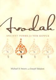 Avodah by Michael D. Swartz, Joseph Yahalom