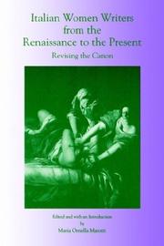 Italian Women Writers from the Renaissance to the Present by Maria Ornella Marotti