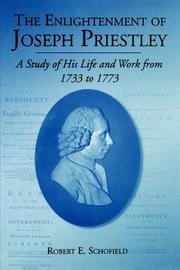 Cover of: The Enlightenment Of Joseph Priestley by Robert E. Schofield