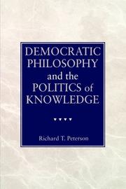 Cover of: Democratic Philosophy