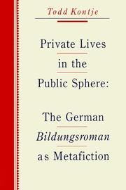Cover of: Private Lives In Public Sphere