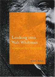 Cover of: Looking into Walt Whitman: American art, 1850-1920