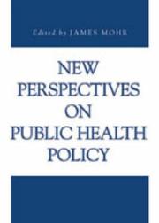 Cover of: New Perspectives on Public Health Policy