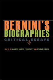 Cover of: Bernini's Biographies: Critical Essays