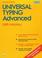 Cover of: Universal Typing Advanced
