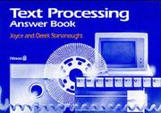 Cover of: Text Processing by Joyce Stananought, Derek Stananought