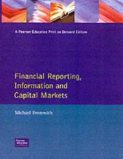 Cover of: Financial Reporting, Information and Capital Markets