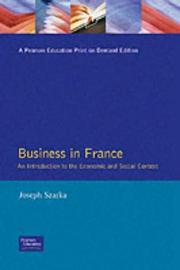 Cover of: Business in France by Joseph Szarka