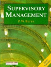 Cover of: Supervisory Management