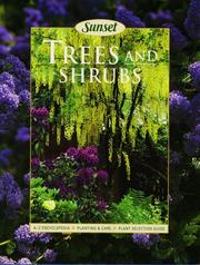 Cover of: Sunset trees & shrubs by Philip Edinger