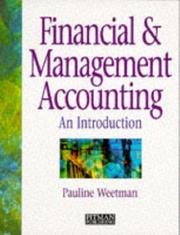 Cover of: Financial and Management Accounting by Pauline Weetman