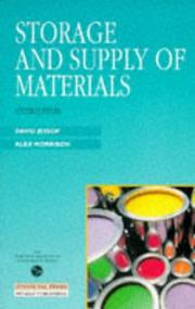 Cover of: Storage and Supply of Materials: Inbound Logistics for Commerce, Industry and Public Undertakings