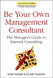 Cover of: Be your own management consultant