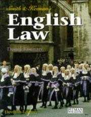 Cover of: Smith and Keenan's Law