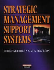 Cover of: Strategic Management Support Systems