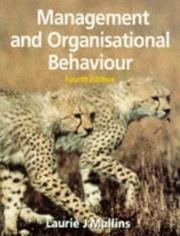 Cover of: Management and Organisational Behaviour