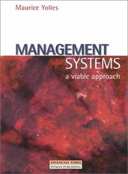 Cover of: Management Systems: A Viable Systems Approach