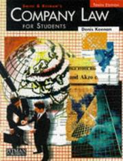 Cover of: Smith and Keenan's Company Law for Students by Kenneth Smith, Denis Keenan