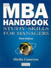 Cover of: The MBA Handbook: Study Skills for Managers