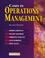 Cover of: Cases in Operations Management