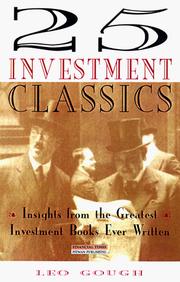 Cover of: 25 Investment Classics by Leo Gough